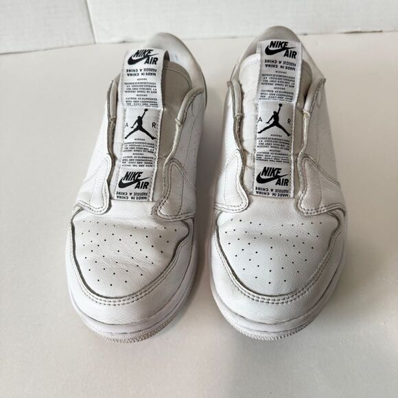 Nike Air Jordan 1 Women’s Retro Low Slip On Snap White Sneaker AV3918-100 Sz 7.5 - Picture 2 of 7